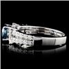 Image 3 : 18K White Gold 1.52ctw Fancy Color Diamond Ring