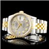 Image 2 : Rolex DateJust Diamond 36MM Wristwatch