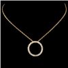 Image 2 : 14K Gold 0.73ctw Diamond Pendant