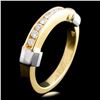 Image 1 : 14K TT Gold 0.25ctw Diamond Ring