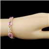 Image 3 : 18K Gold 11.04ct Sapphire & 2.69ctw Diamond Bracel