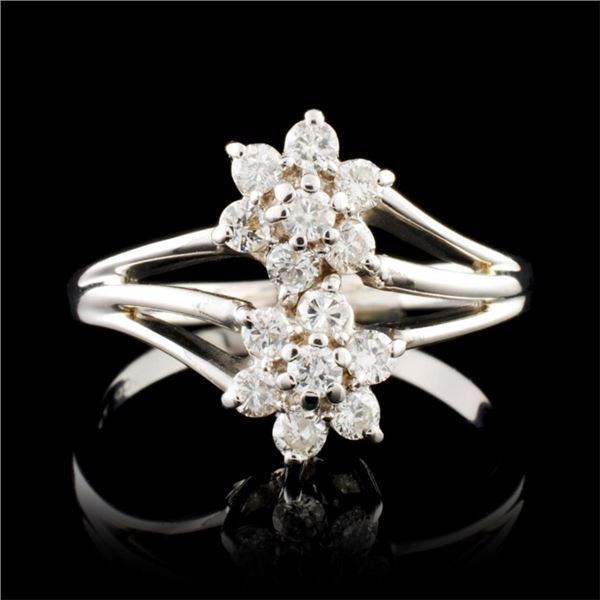 14K Gold 0.62ctw Diamond Ring