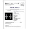 Image 3 : 14K White Gold 4.42ctw Fancy Color Diamond Earring