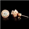 Image 2 : 14K Gold 1.29ctw Diamond Earrings