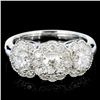 Image 1 : 14K Gold 1.20ctw Diamond Ring