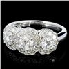 Image 2 : 14K Gold 1.20ctw Diamond Ring