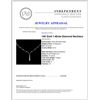 Image 4 : 14K Gold 1.40ctw Diamond Necklace