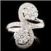 Image 1 : 14K Gold 1.20ctw Diamond Ring