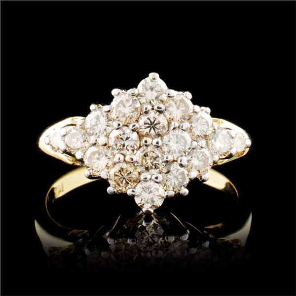 14K Gold 0.85ctw Diamond Ring