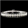 Image 1 : 14K Gold 10.00ctw Diamond Bracelet