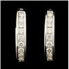 Image 1 : 14K Gold 0.45ctw Diamond Earrings