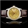 Image 1 : Rolex DateJust YG/SS 1.35ct Diamond 36MM  Watch