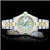 Image 1 : Rolex YG/SS DateJust Diamond Ladies Watch