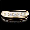 Image 1 : 14K Gold 0.23ctw Diamond Ring