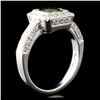 Image 3 : 18K Gold 1.02ct Tourmaline & 0.80ctw Diamond Ring