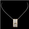 Image 2 : 14K Gold 1.96ctw Diamond Pendant