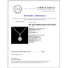 Image 4 : 14K Gold 0.58ctw Diamond Pendant