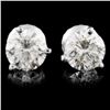 Image 1 : 14K Gold 1.32ctw Diamond Earrings