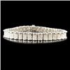 Image 1 : 14K Gold 5.09ctw Diamond Bracelet