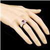 Image 3 : 18K Gold 2.03ct Spinel & 1.11ctw Diamond Ring