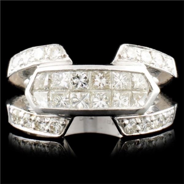 18K Gold 1.52ctw Diamond Ring