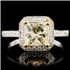 Image 1 : 18K Gold 1.79ctw Diamond Ring