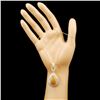 Image 3 : 18K Gold 7.28ct Opal & 1.88ctw Diamond Pendant