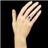 Image 4 : 18K Gold 2.01ct Tanzanite & 1.04ctw Diamond Ring