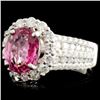 Image 2 : 18K Gold 2.03ct Spinel & 1.11ctw Diamond Ring