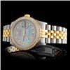 Image 2 : Rolex YG/SS DateJust Diamond 36MM Watch