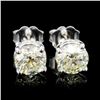 Image 1 : 14K Gold 1.50ctw Diamond Earrings