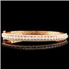 Image 1 : 18K Gold 5.13ctw Diamond Bangle