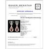 Image 3 : 14K Gold 7.25ct Morganite & 1.30ct Diamond Earring