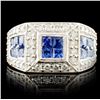 Image 1 : 18K Gold 2.11ct Sapphire & 0.74ctw Diamond Ring