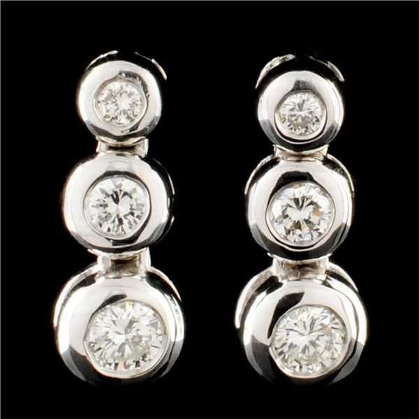 14K Gold 0.50ctw Diamond Earrings