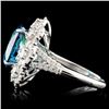 Image 3 : 18K Gold 10.40ct Zircon & 2.05ctw Diamond Ring