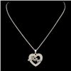 Image 2 : 14K Gold 0.09ctw Diamond Pendant