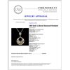 Image 4 : 18K Gold 1.26ctw Diamond Pendant