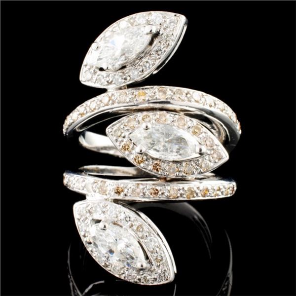 18K Gold 2.47ctw Diamond Ring