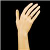 Image 4 : 18K Gold 0.72ctw Diamond Ring