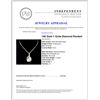 Image 4 : 14K Gold 1.12ctw Diamond Pendant