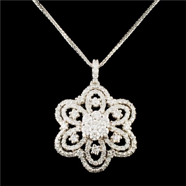 18K Gold 2.03ctw Diamond Pendant