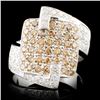 Image 1 : 18K Gold 1.09ctw Diamond Ring