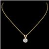 Image 2 : 14K Gold 1.01ctw Diamond Pendant