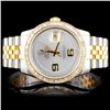 Image 1 : Rolex YG/SS DateJust Diamond 36MM Watch
