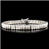 Image 1 : 14K Gold 2.82ctw Diamond Bracelet