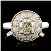 Image 1 : 14K Gold 1.25ctw Diamond Ring