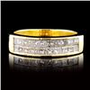 Image 1 : 18K Gold 1.20ctw Diamond Ring