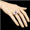 Image 3 : 18K Gold 1.93ct Tanzanite & 0.90ctw Diamond Ring