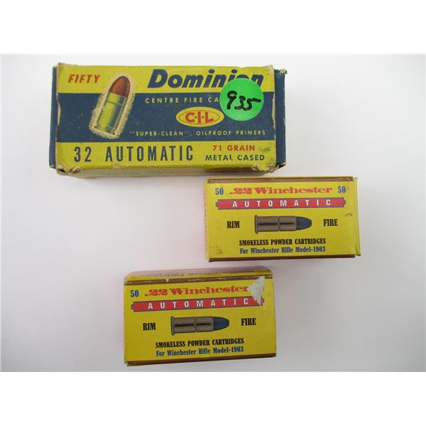 ASSORTED COLLECTIBLE AMMO LOT